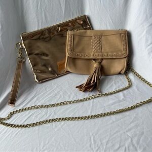 Mossimo Crossbody Bag and Clutch Purse Bundle